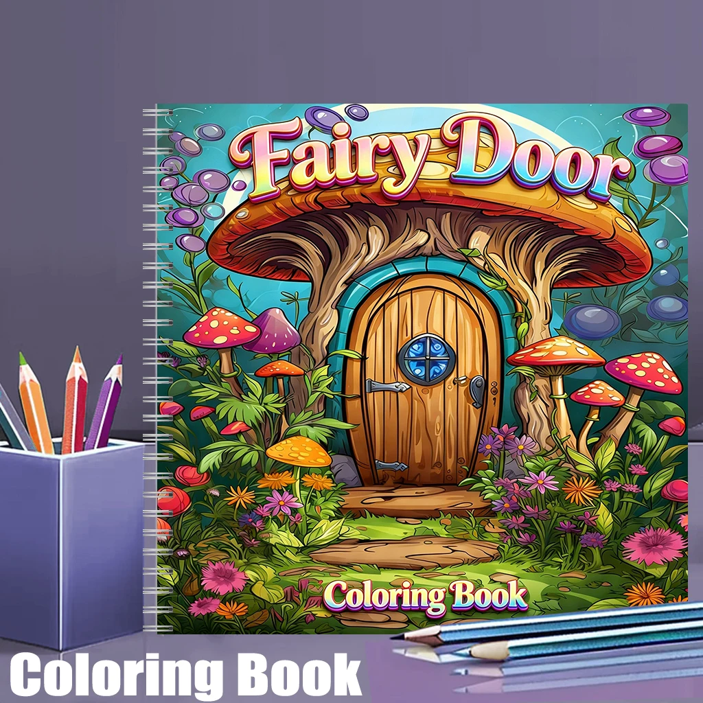 Party Supplies - Buku Mewarnai Pintu Peri untuk Buku