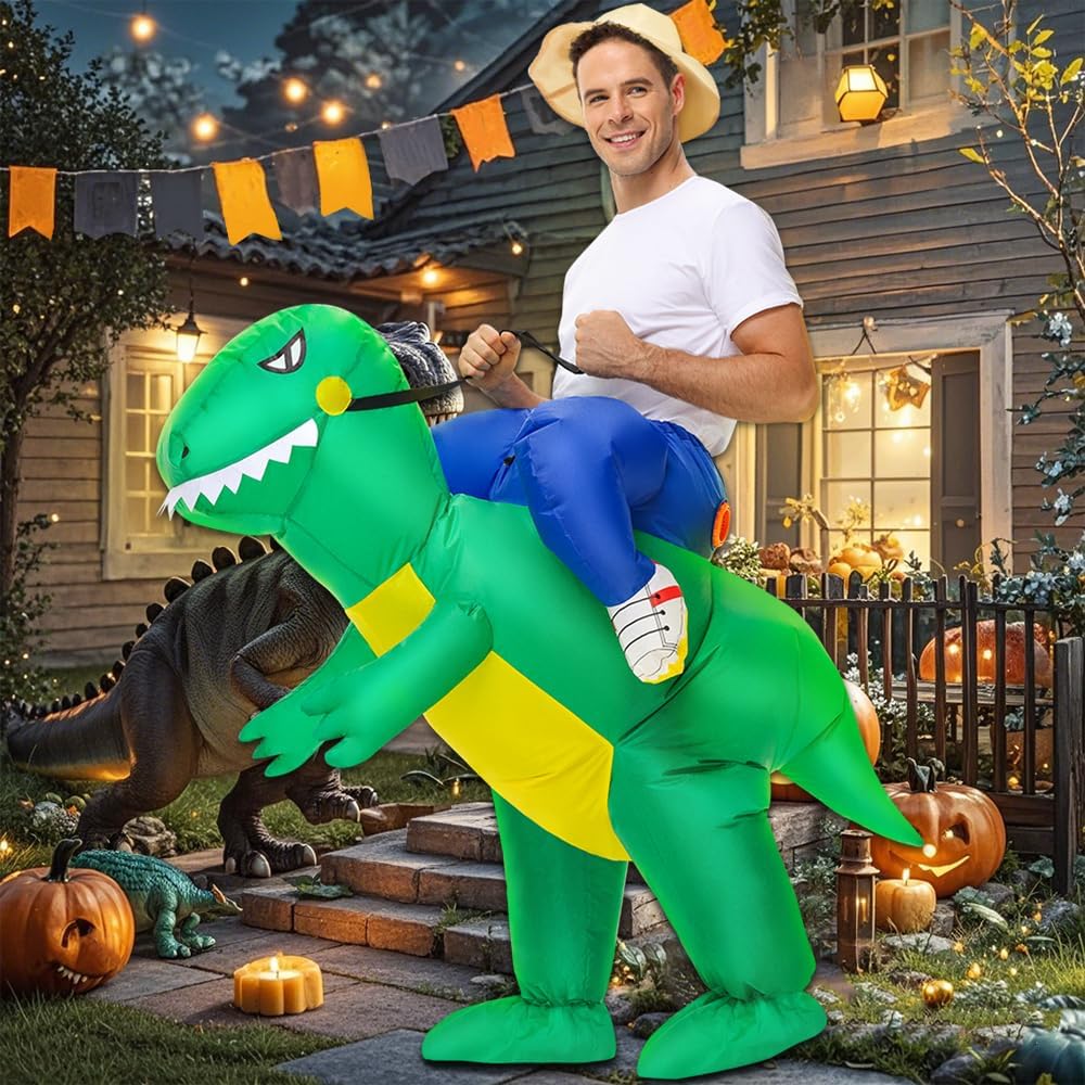 Kostum Dinosaurus Tiup untuk A - Inflatable Dinosaur Costume Adult ulasan dan harga