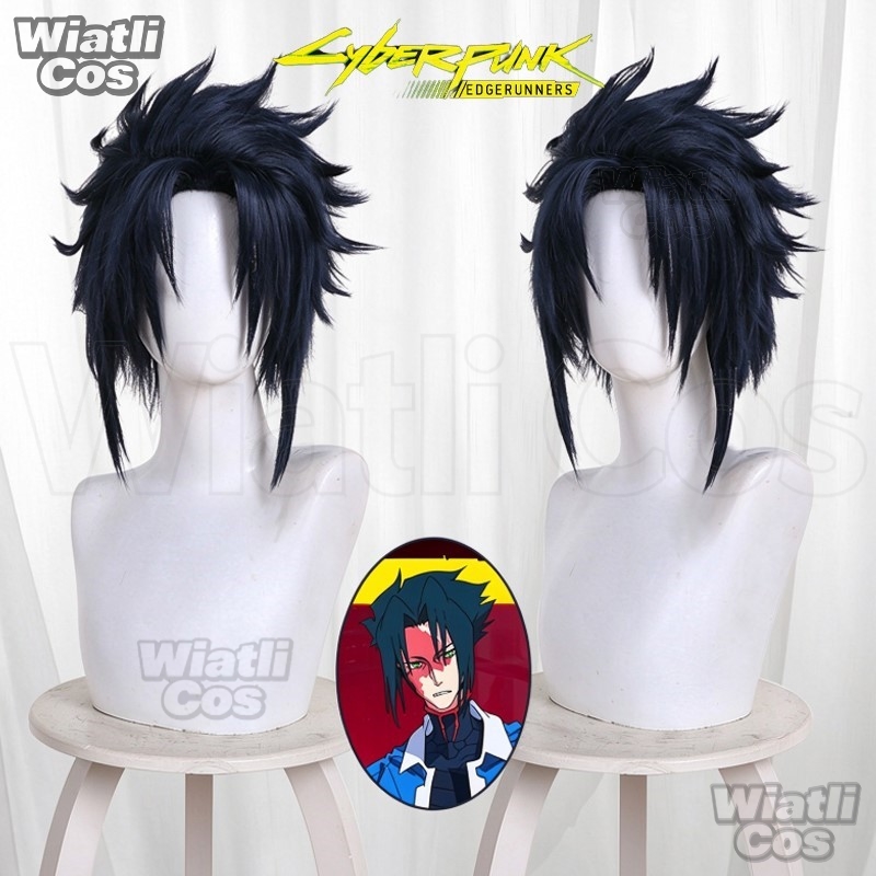 Wig Cosplay Anime Cyberpunk Ed - Anime Cosplay Wig Heat Resistant ulasan dan harga