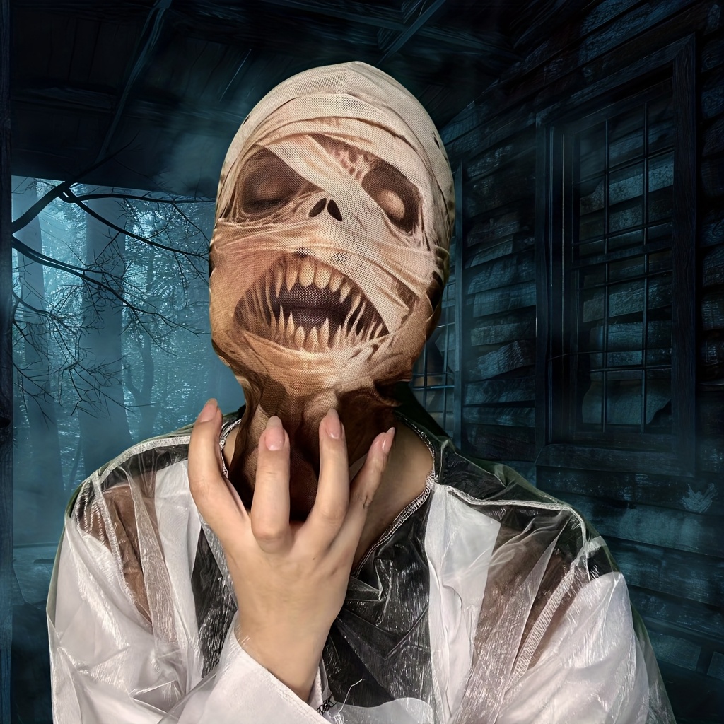 1 Buah Masker Tambal Sulam Kai - Led Purge Mask Halloween ulasan dan harga