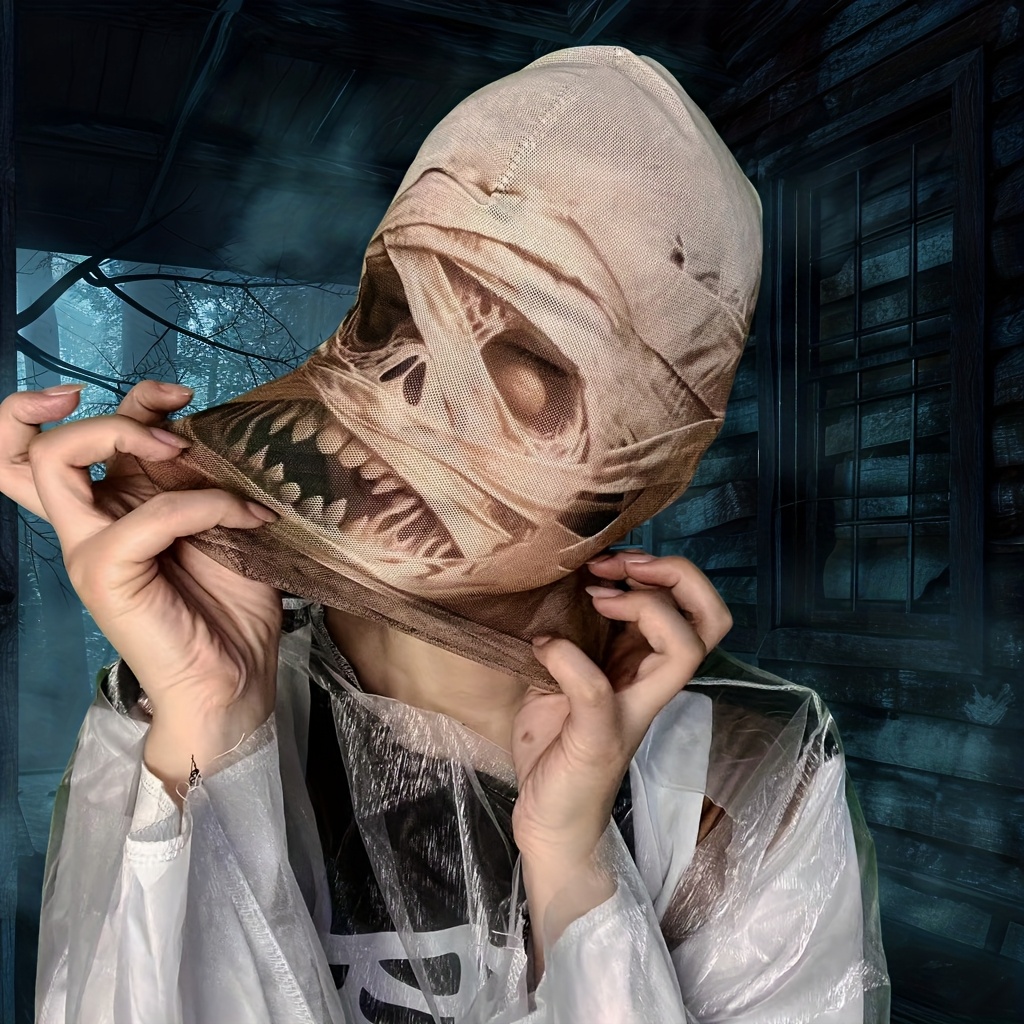 1 Buah Masker Tambal Sulam Kai - Led Purge Mask Halloween ulasan dan harga