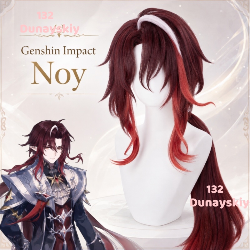 Wig Cosplay Genshin Impact Noy - Anime Cosplay Wig Heat Resistant ulasan dan harga