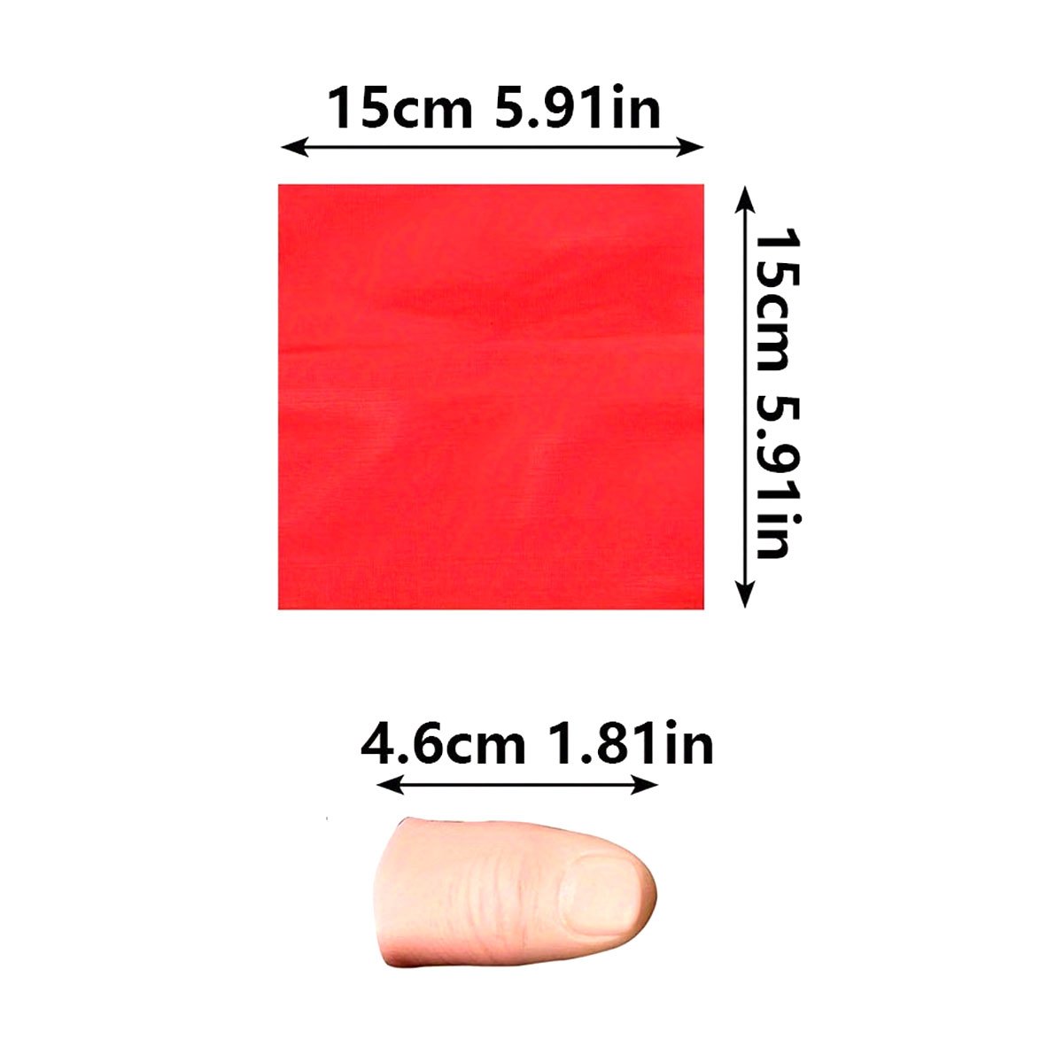 3Set Scarf-Vanish Thumb Tip Ma - Thumb Tip Magic Trick Set ulasan dan harga