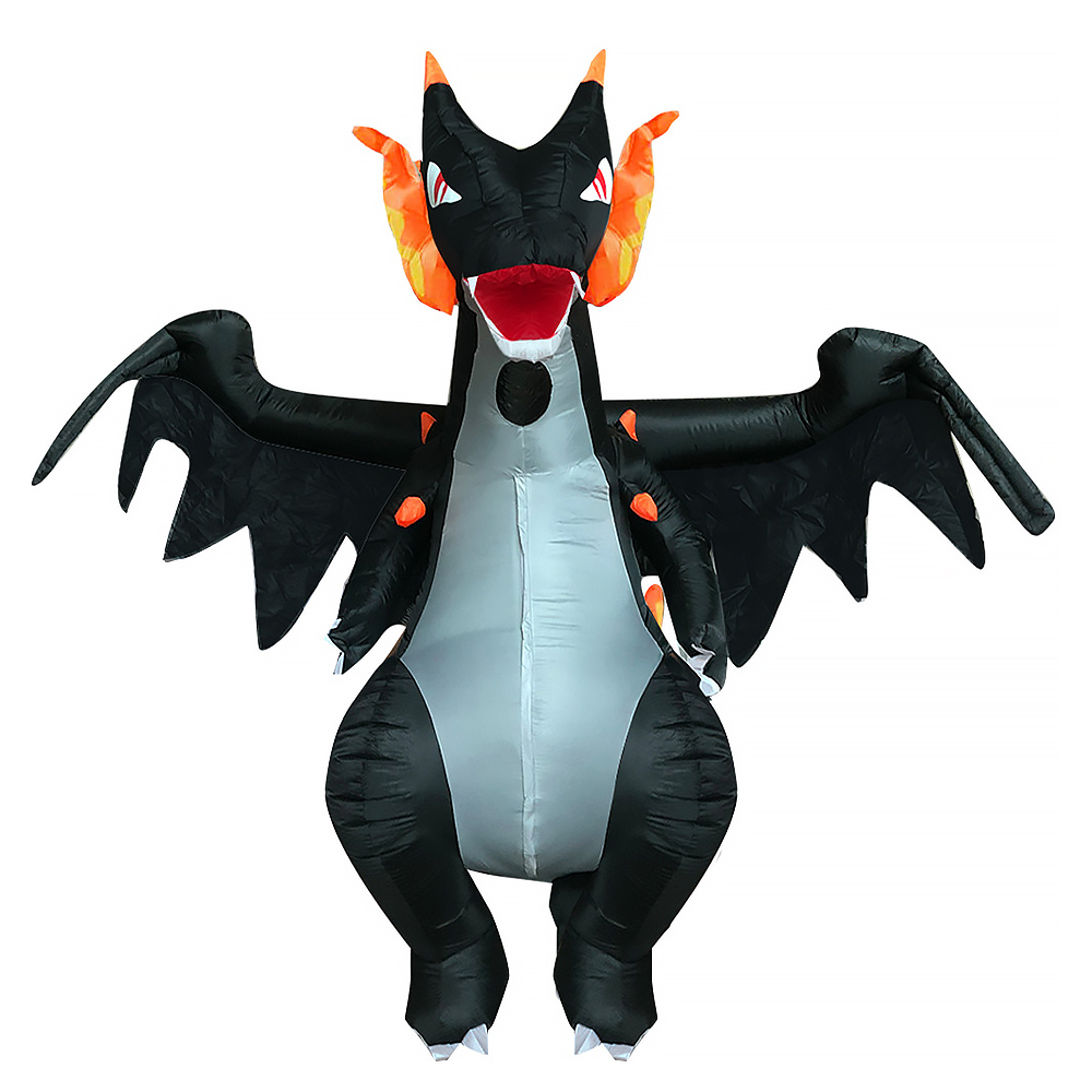 Kostum Cosplay Naga Pemadam Ke - Inflatable Dinosaur Costume Adult ulasan dan harga