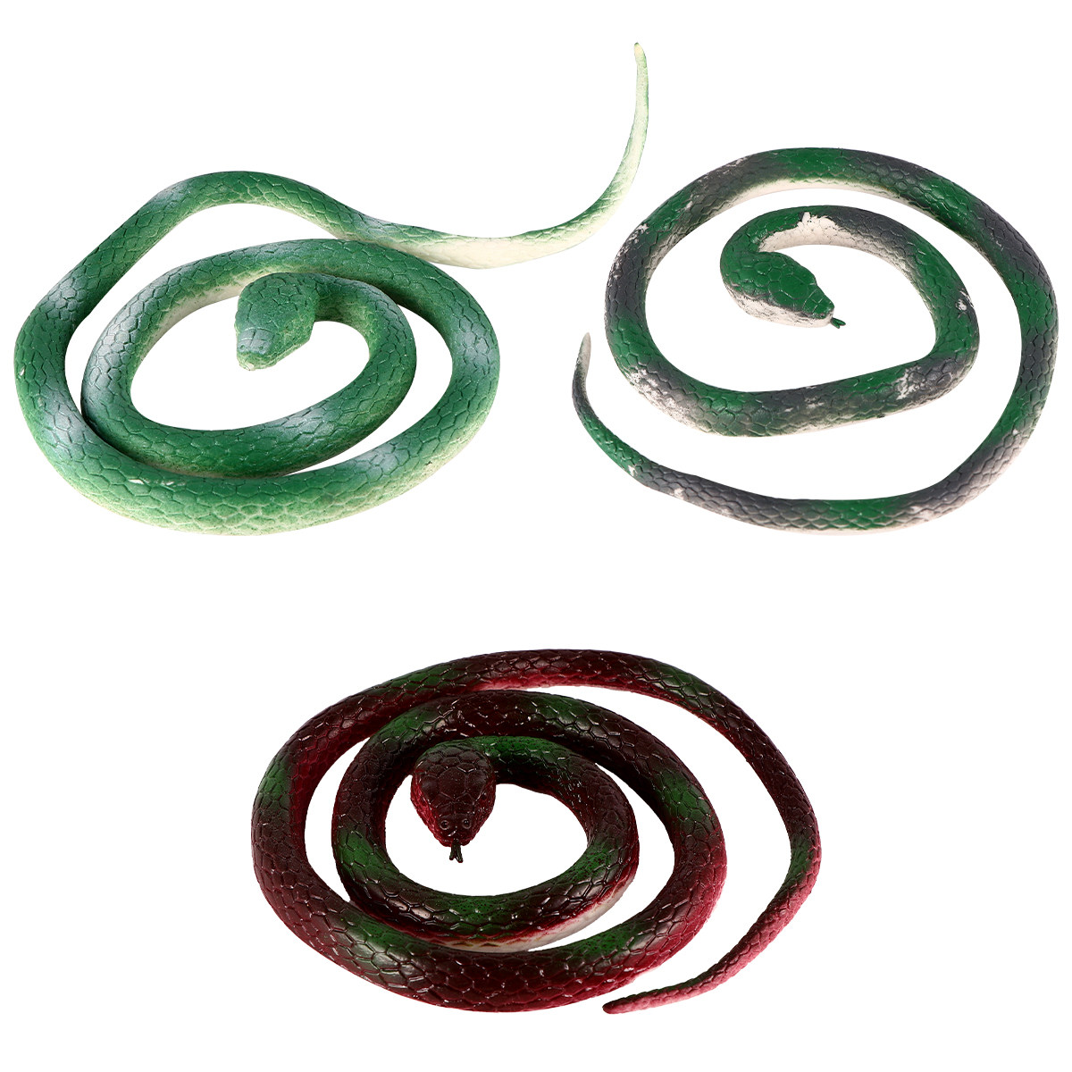 3 Buah Ular Karet Imitasi Real - Prank Toys ulasan dan harga
