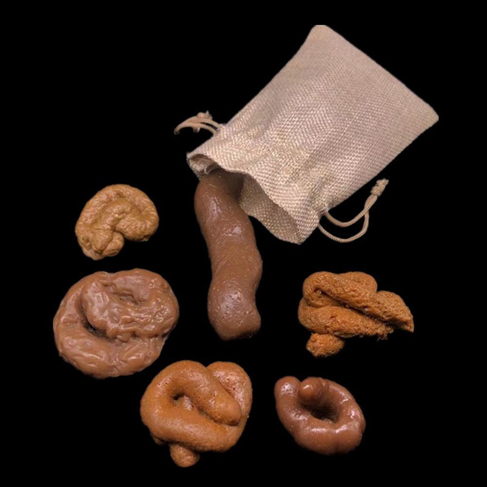 6Pcs Set Mainan Kotoran Palsu  - Fake Poop Gag Gift ulasan dan harga